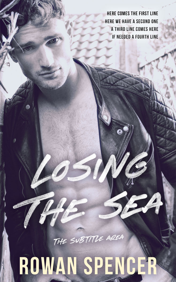 2D view of Premade Erotica Book Cover - Gray Suit