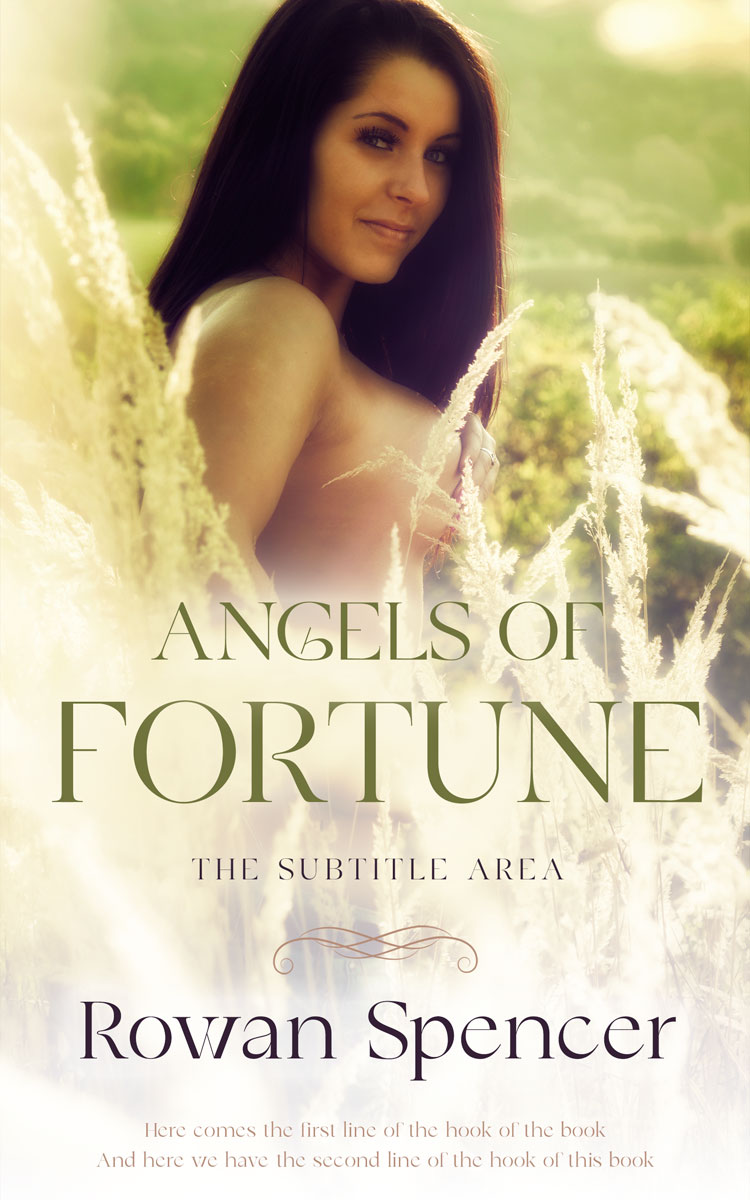 2D view of Premade Erotica Book Cover - Janna