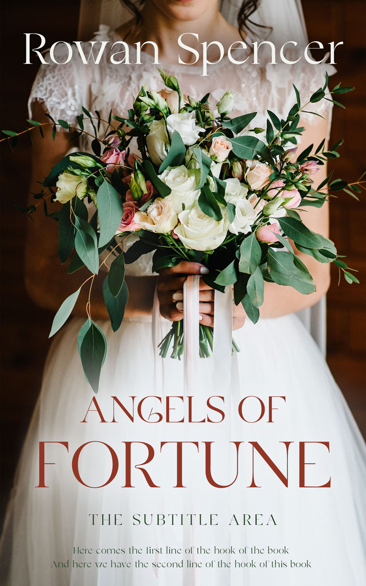 2D view of Premade Romance Book Cover - Timberwolf