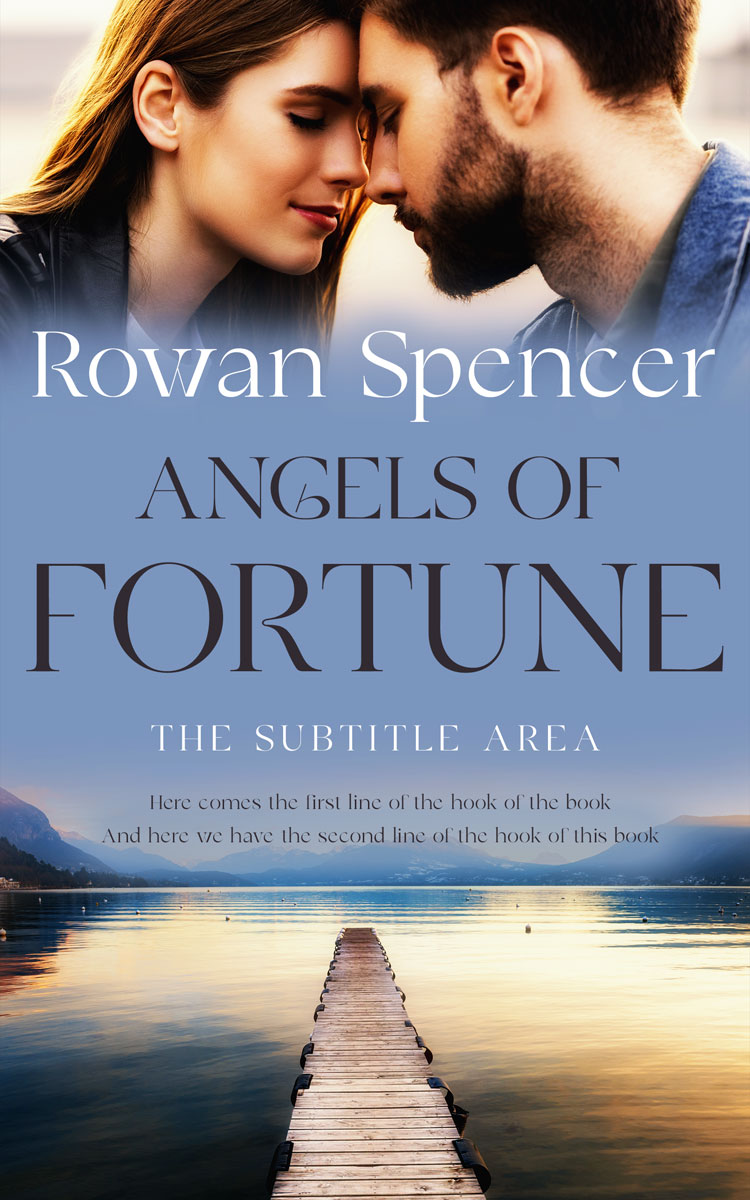 2D view of Premade Romance Book Cover - Wild Blue Yonder