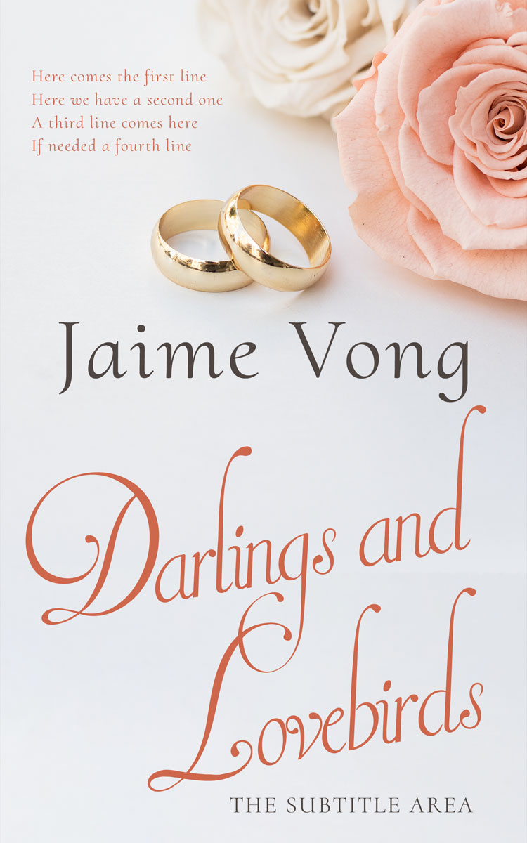 2D view of Premade Romance Book Cover - Bon Jour