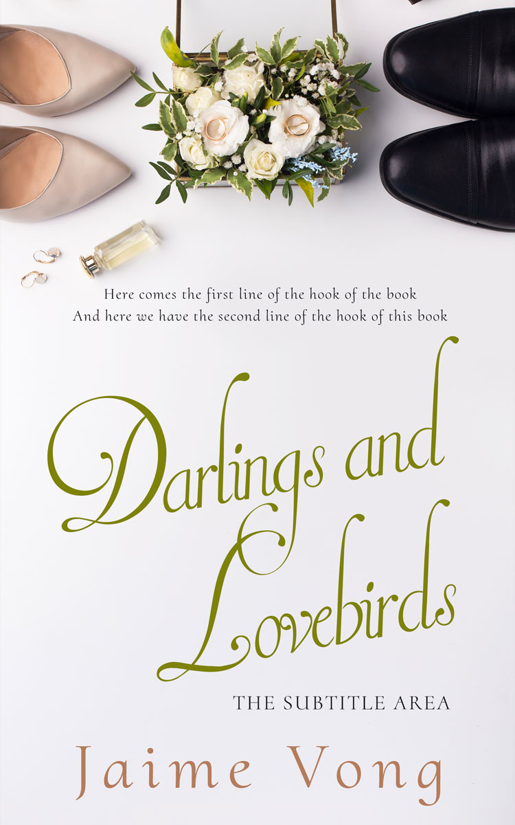 2D view of Premade Romance Book Cover - Bon Jour