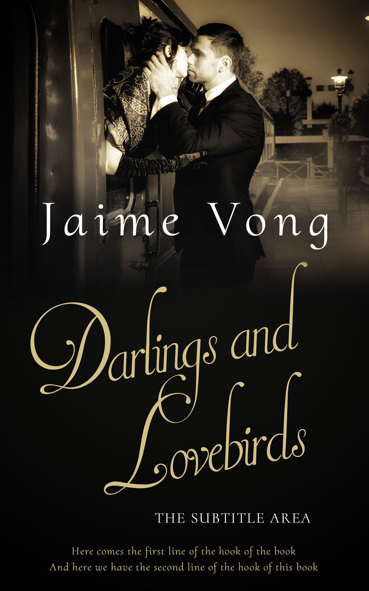 2D view of Premade Romance Book Cover - Cod Gray