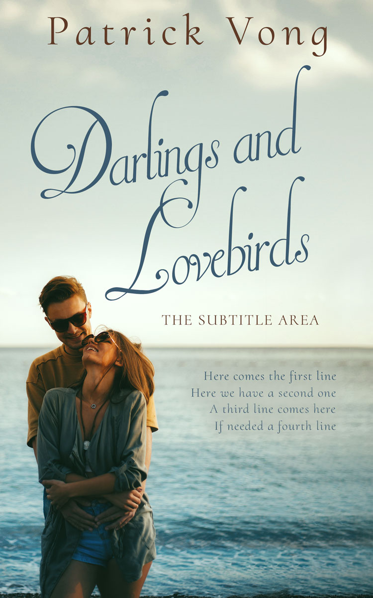 2D view of Premade Romance Book Cover - Tasman