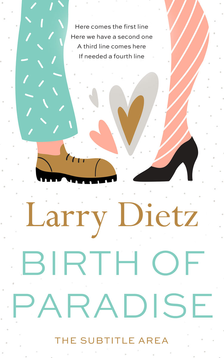 2D view of Premade Romance Book Cover - Almond