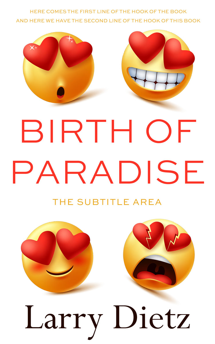 2D view of Premade Romance Book Cover - Fire Bush