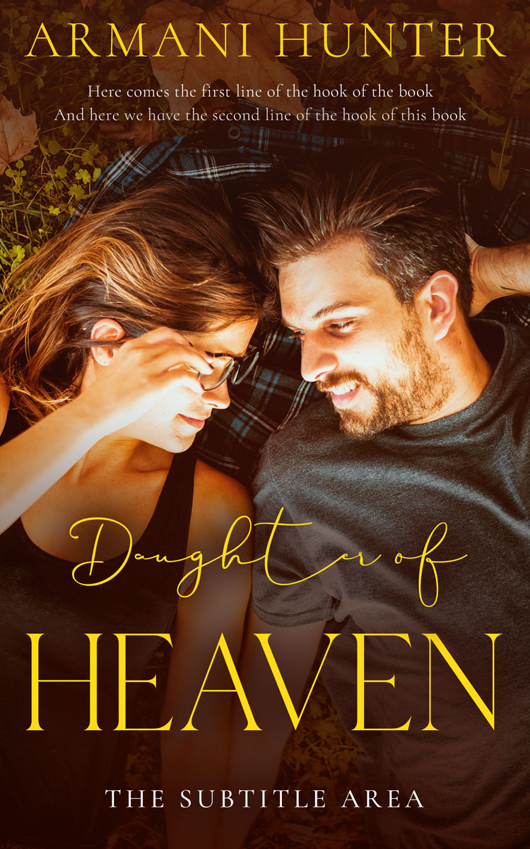 2D view of Premade Romance Book Cover - Sambuca