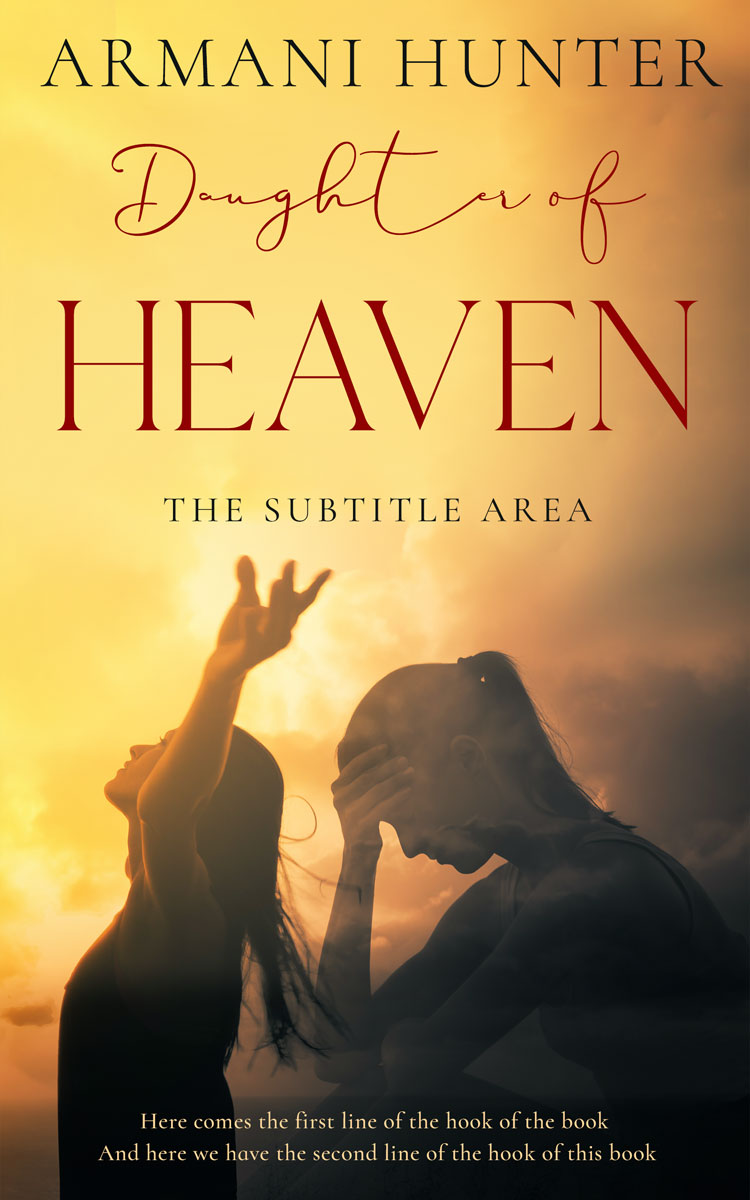 2D view of Premade Romance Book Cover - Tuatara