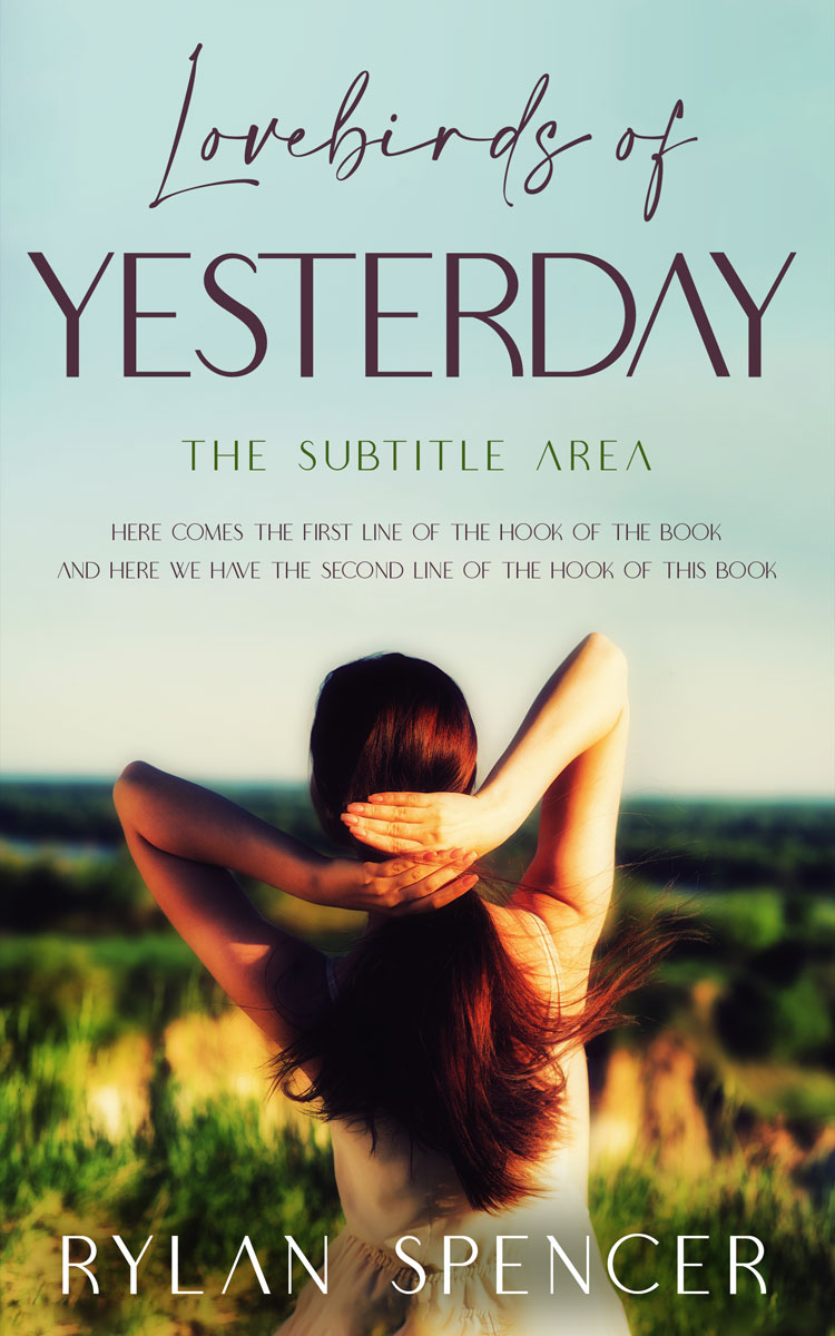 2D view of Premade Romance Book Cover - Paris White