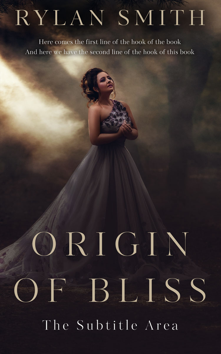 2D view of Premade Romance Book Cover - Thunder