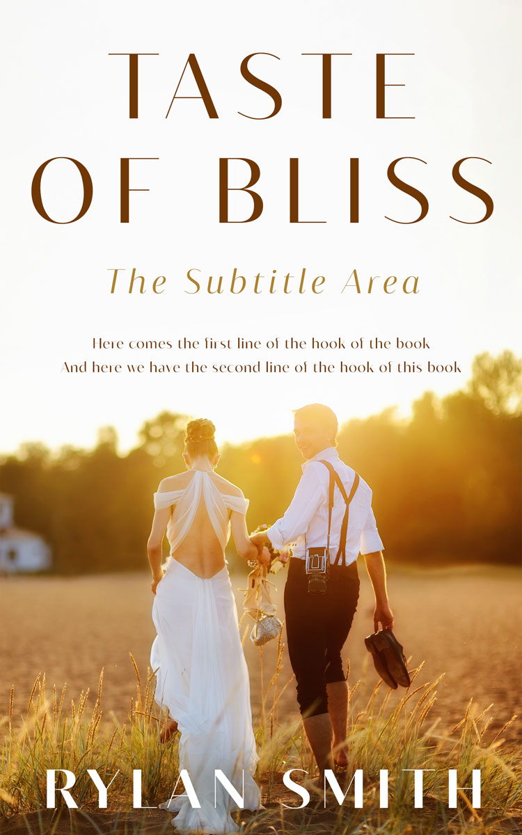 2D view of Premade Romance Book Cover - Cararra