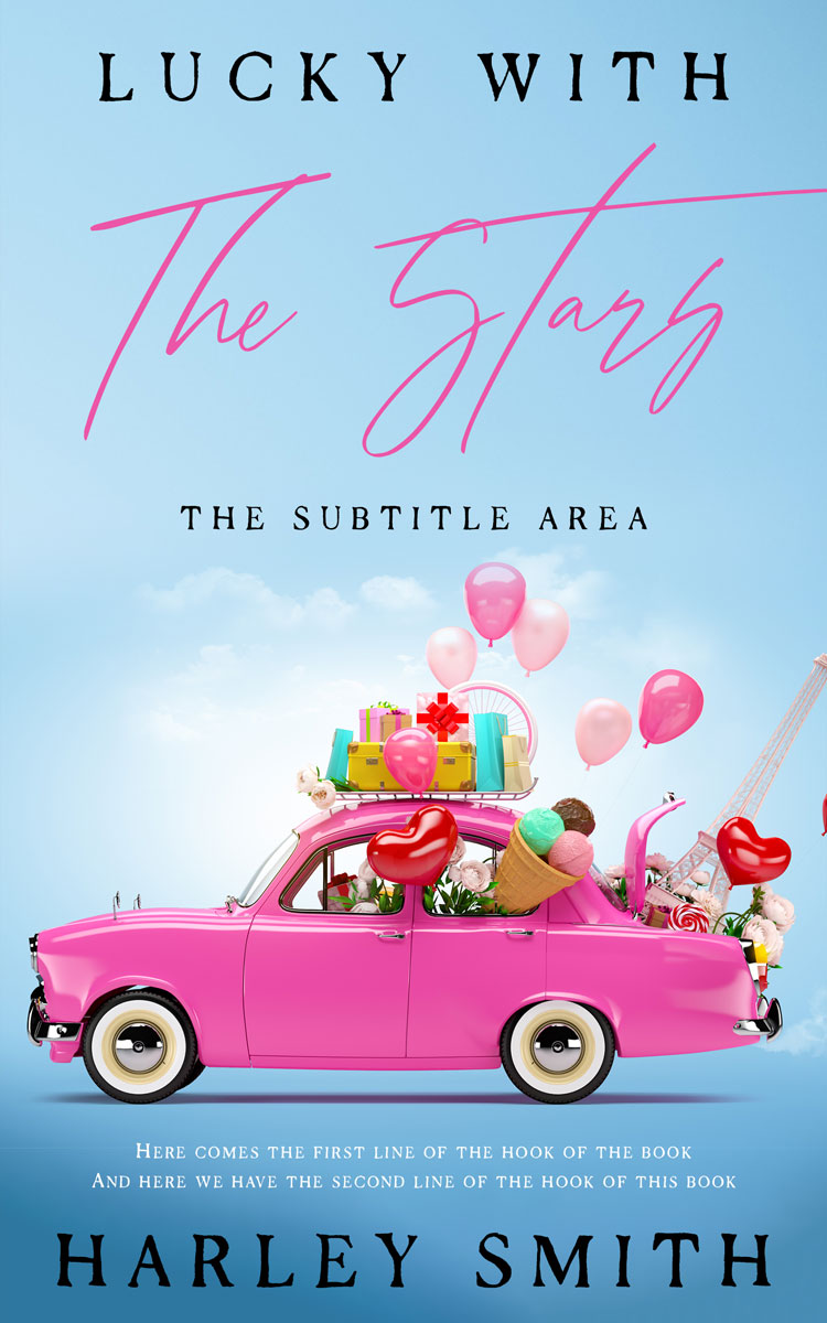 2D view of Premade Romance Book Cover - Spindle