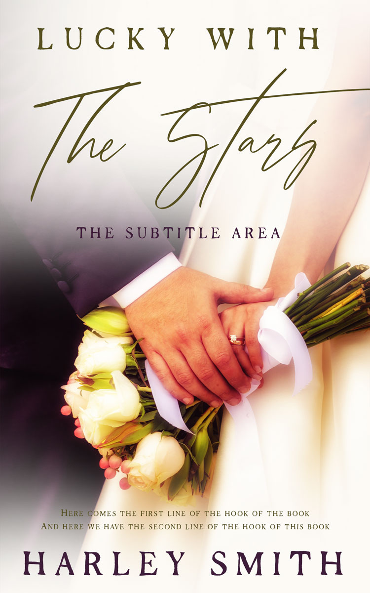 2D view of Premade Romance Book Cover - Woody Brown