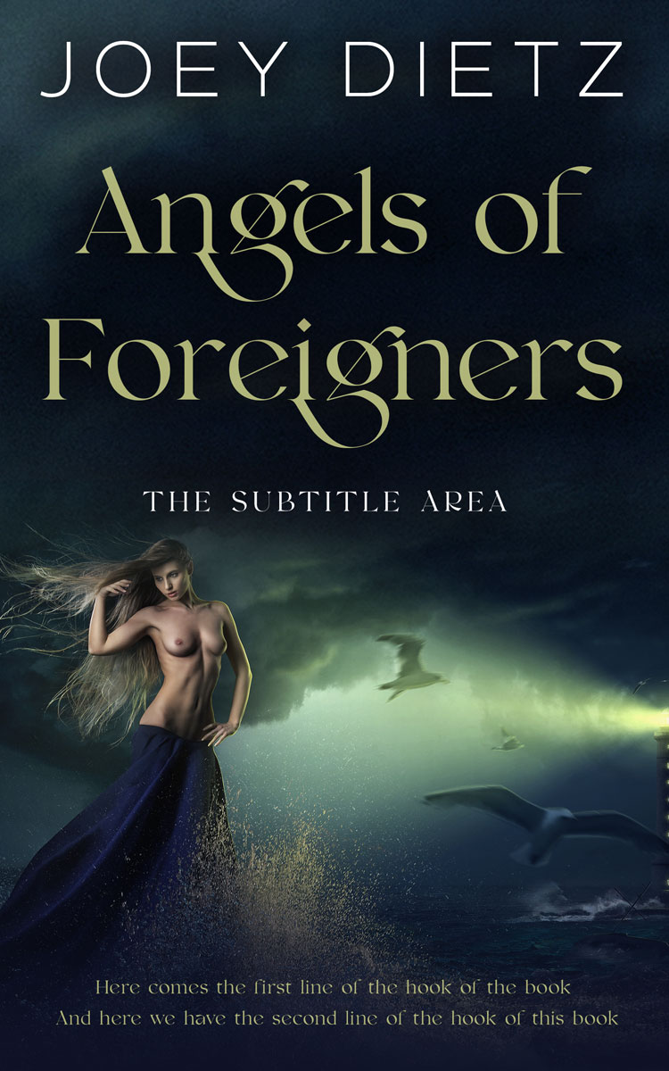 2D view of Premade Erotica Book Cover - Mirage