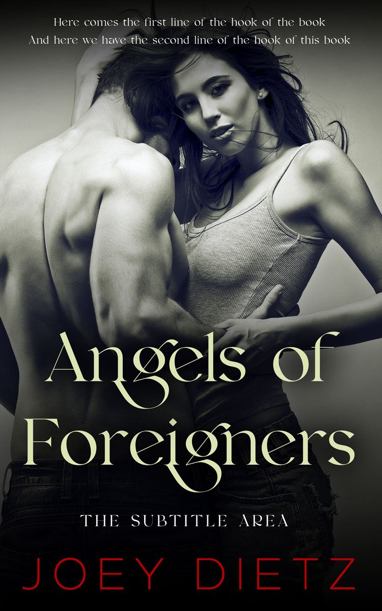 2D view of Premade Erotica Book Cover - Ash