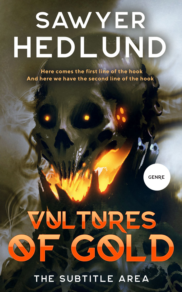 2D view of Premade Fantasy Book Cover - Rangitoto