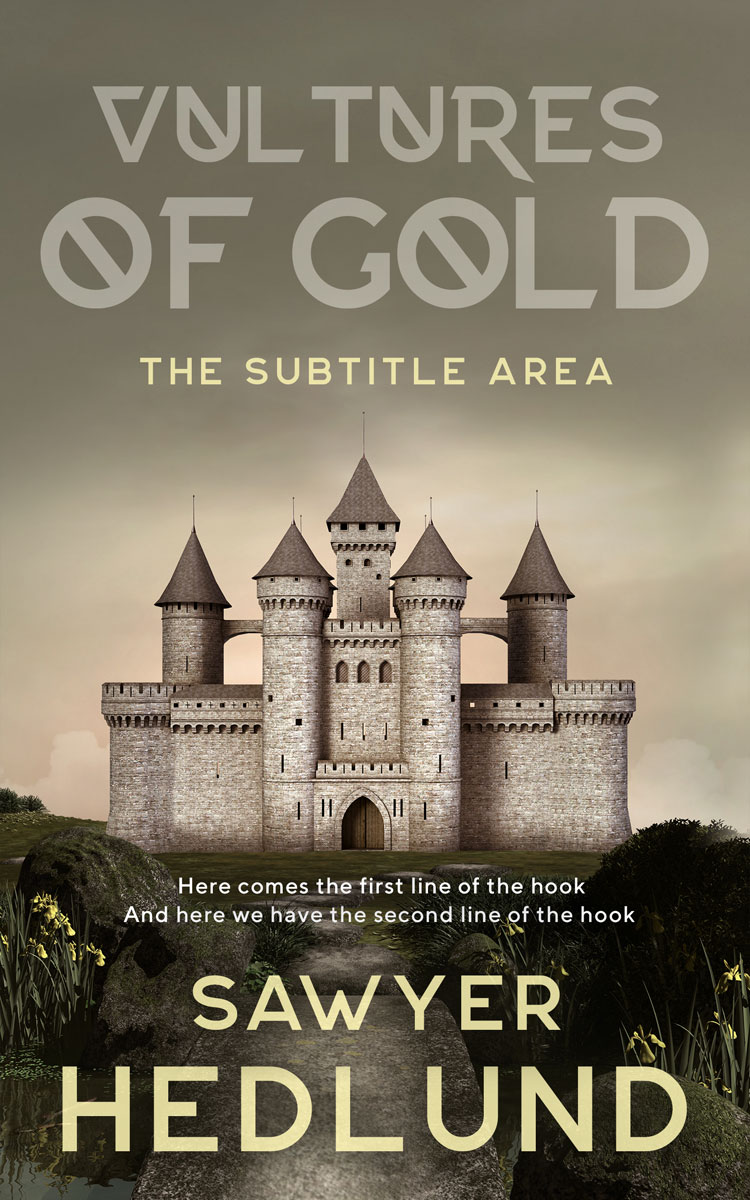 2D view of Premade Historical Book Cover - Makara