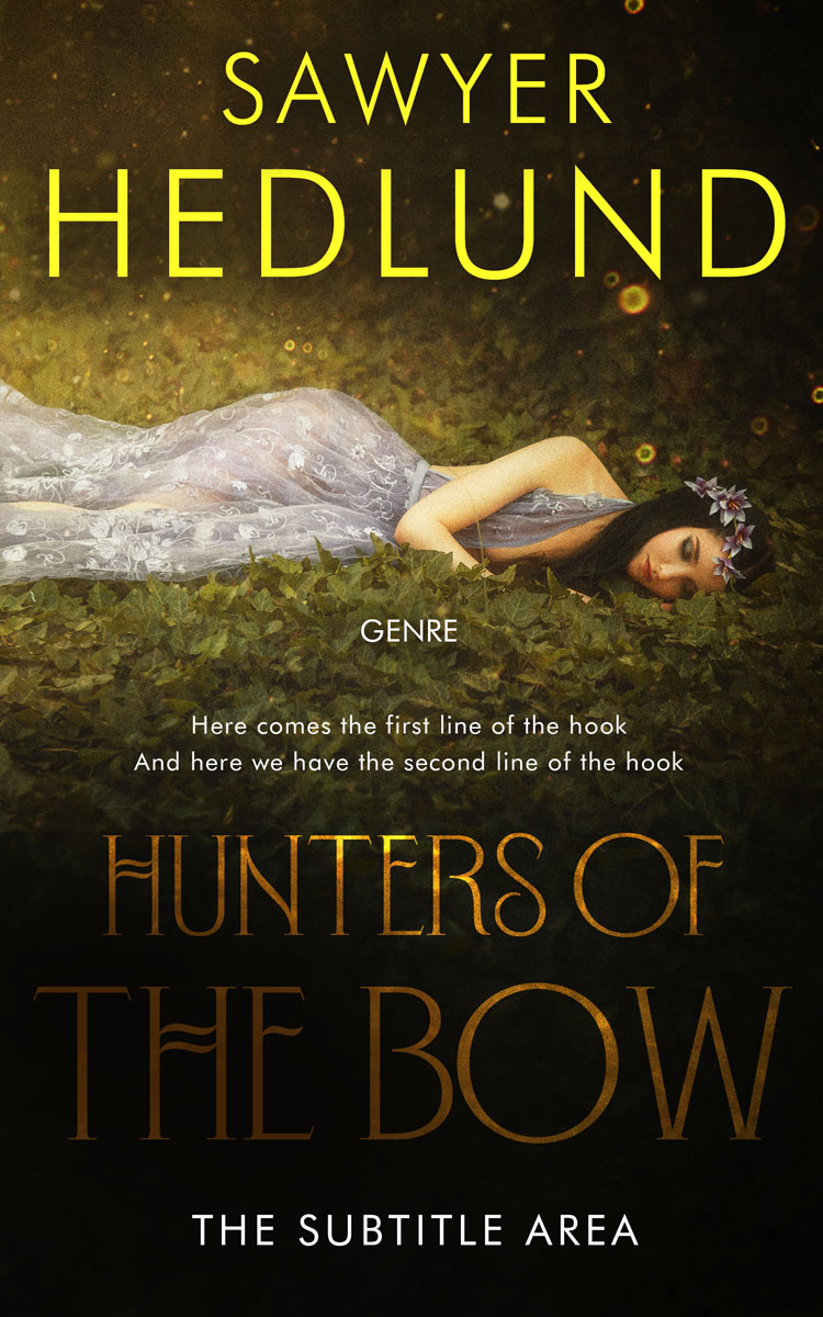 2D view of Premade Fantasy Book Cover - Eternity