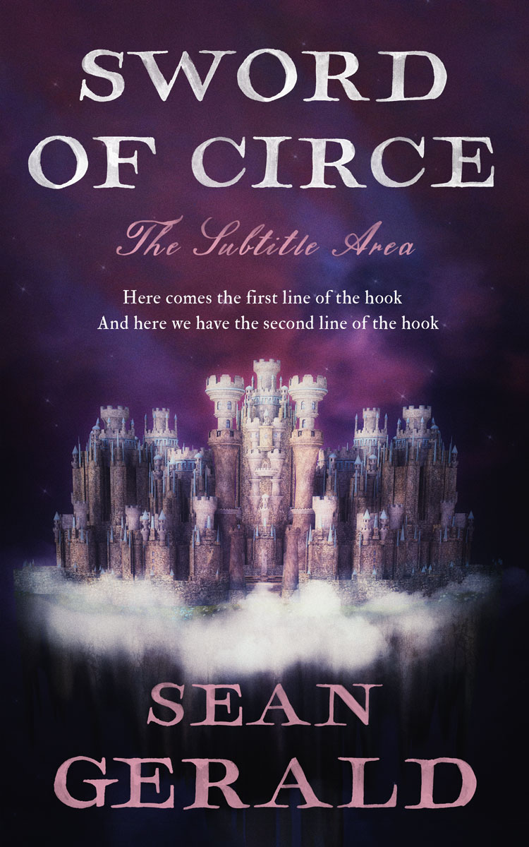 2D view of Premade Fantasy Book Cover - Bleached Cedar