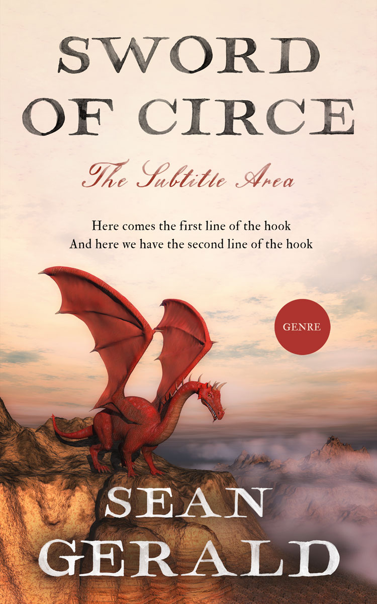 2D view of Premade Fantasy Book Cover - Albescent White