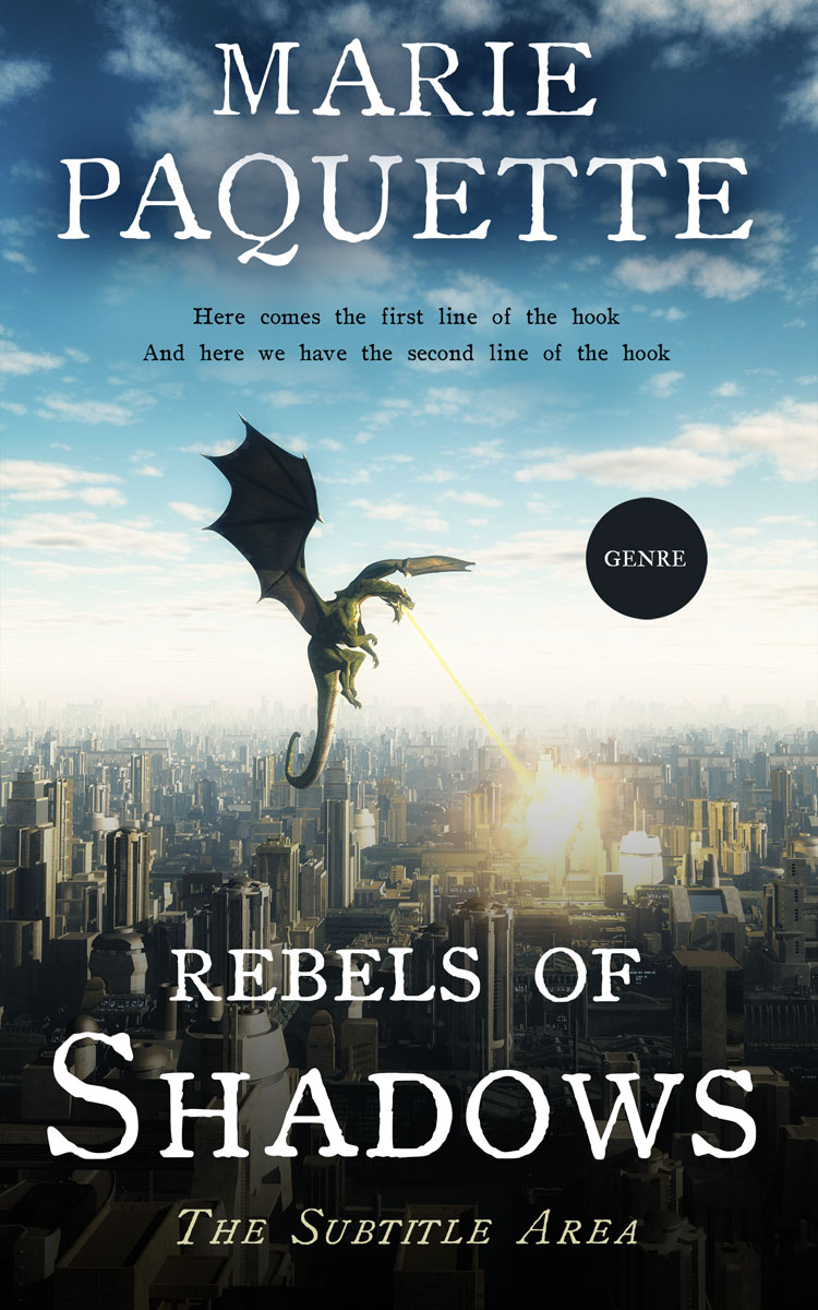 2D view of Premade Science Fiction Book Cover - Ebony Clay