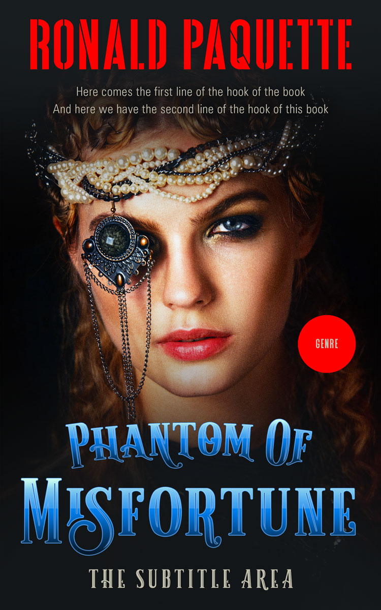 2D view of Premade Fantasy Book Cover - Japonica