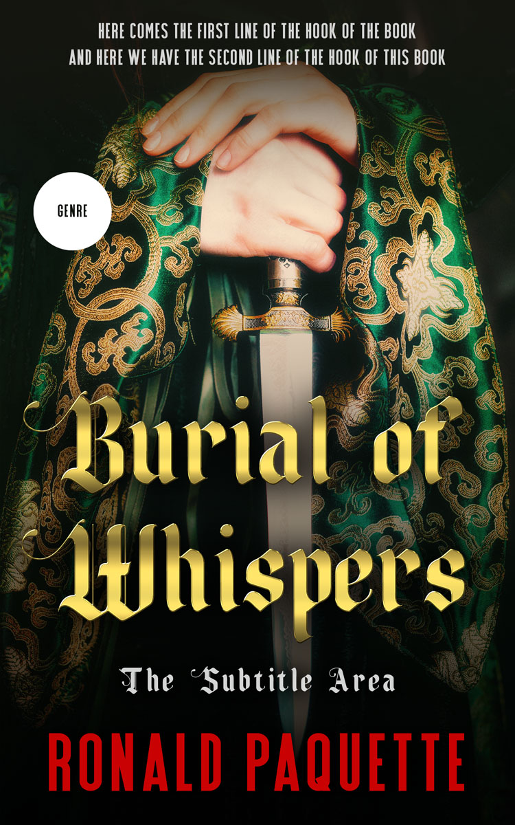 2D view of Premade Fantasy Book Cover - Whiskey