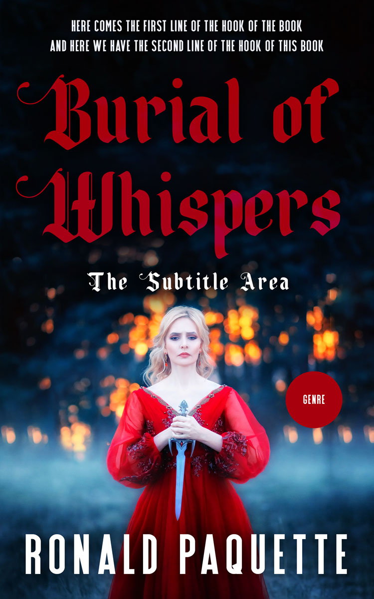 2D view of Premade Fantasy Book Cover - Fuzzy Wuzzy Brown