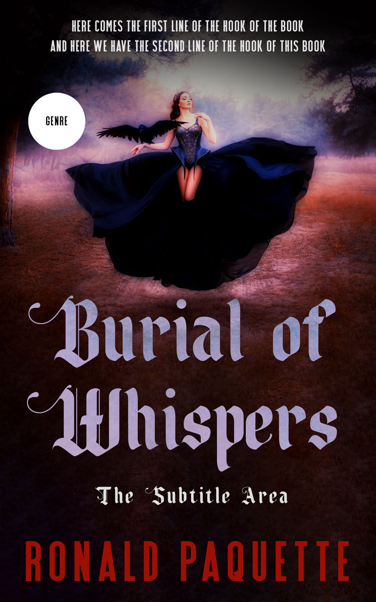 2D view of Premade Fantasy Book Cover - Bouquet