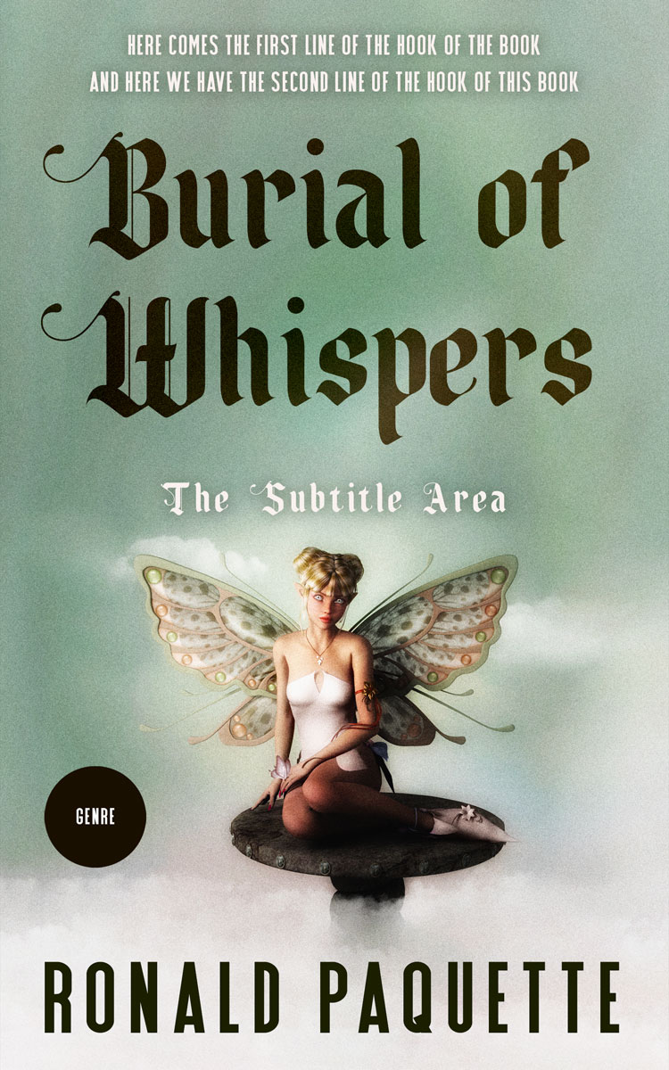 2D view of Premade Fantasy Book Cover - Envy