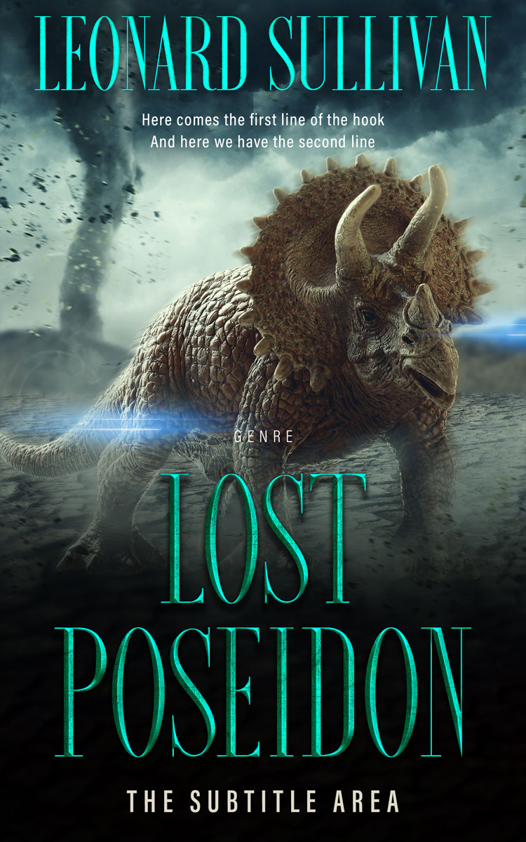 2D view of Premade Fantasy Book Cover - Outer Space