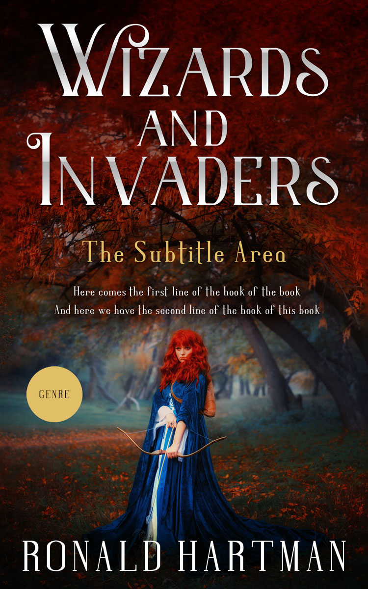 2D view of Premade Fantasy Book Cover - Eclipse