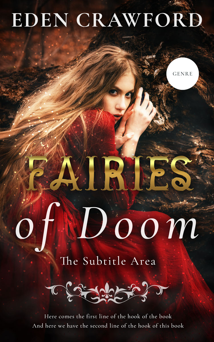 2D view of Premade Fantasy Book Cover - Eclipse