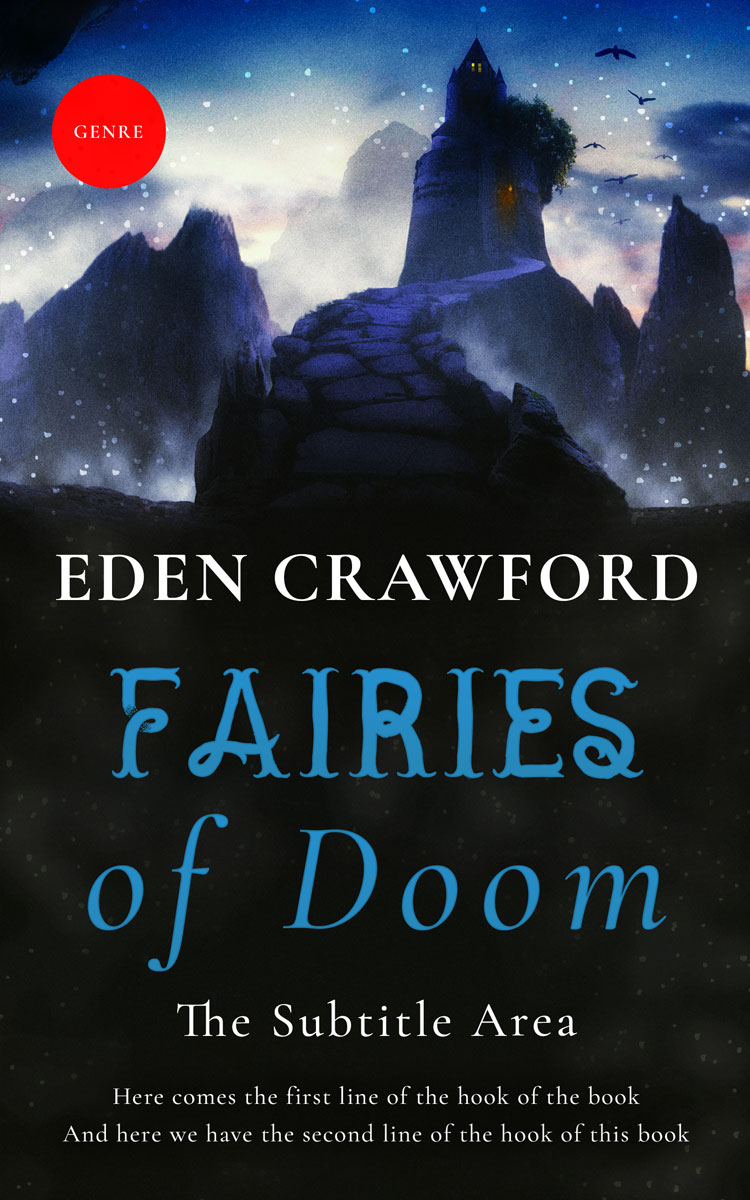 2D view of Premade Fantasy Book Cover - Woodsmoke