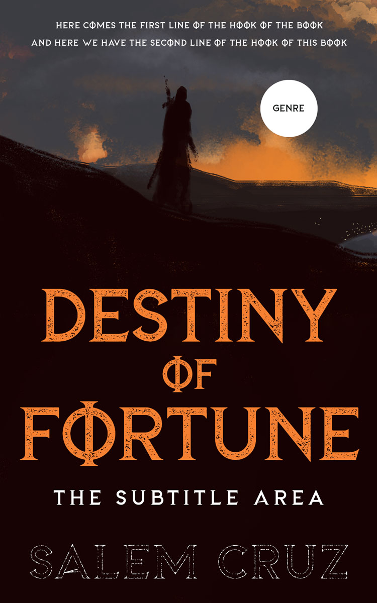 2D view of Premade Fantasy Book Cover - Gondola