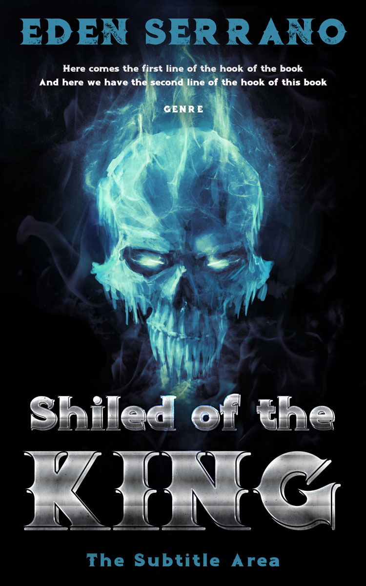 2D view of Premade Fantasy Book Cover - Bunker