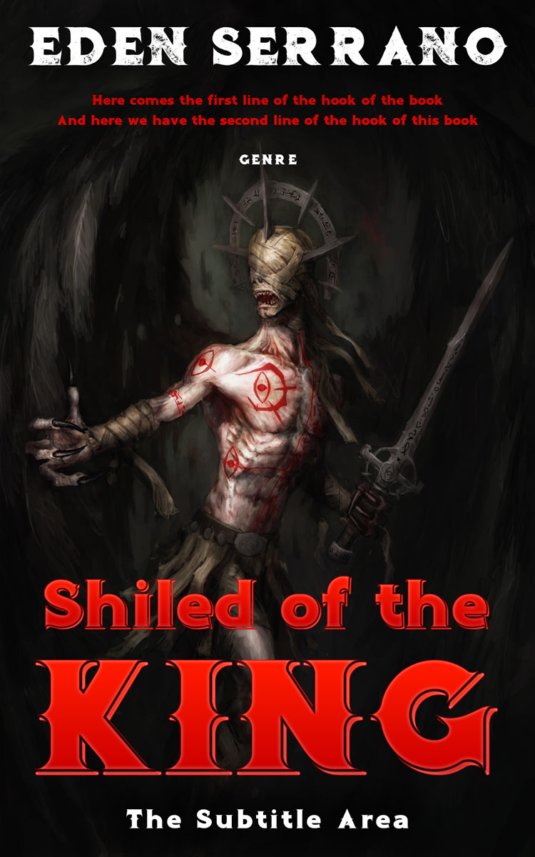 2D view of Premade Fantasy Book Cover - Valencia