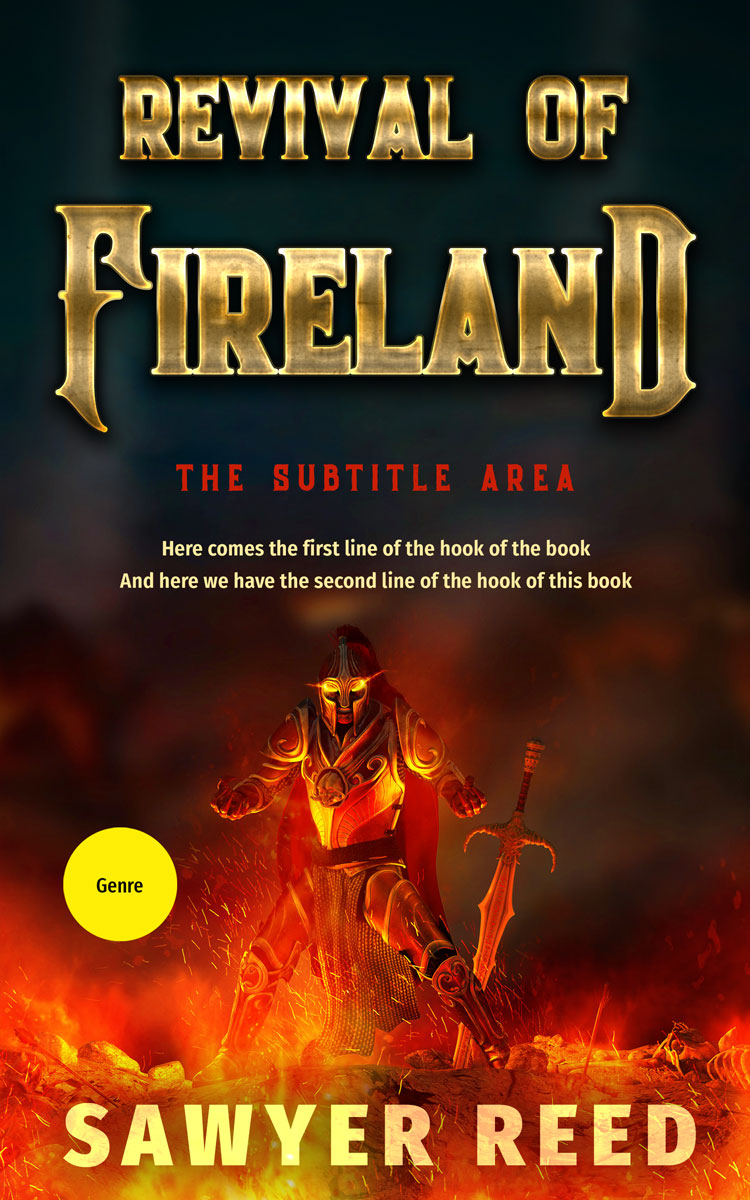 2D view of Premade Fantasy Book Cover - Brandy Punch