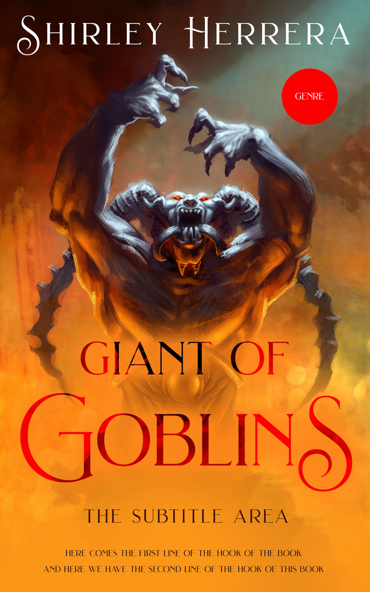 2D view of Premade Fantasy Book Cover - Brandy Punch