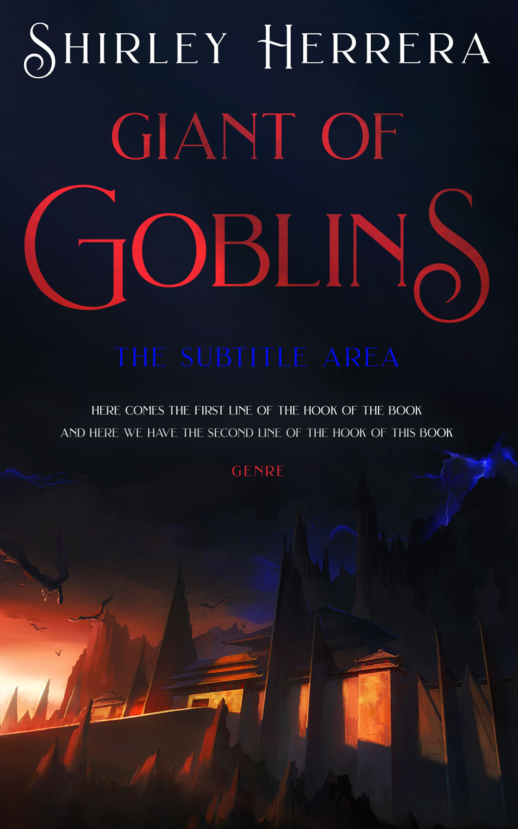 2D view of Premade Fantasy Book Cover - Woodsmoke