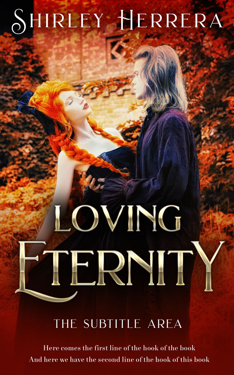 2D view of Premade Royal Romance Book Cover - Sambuca