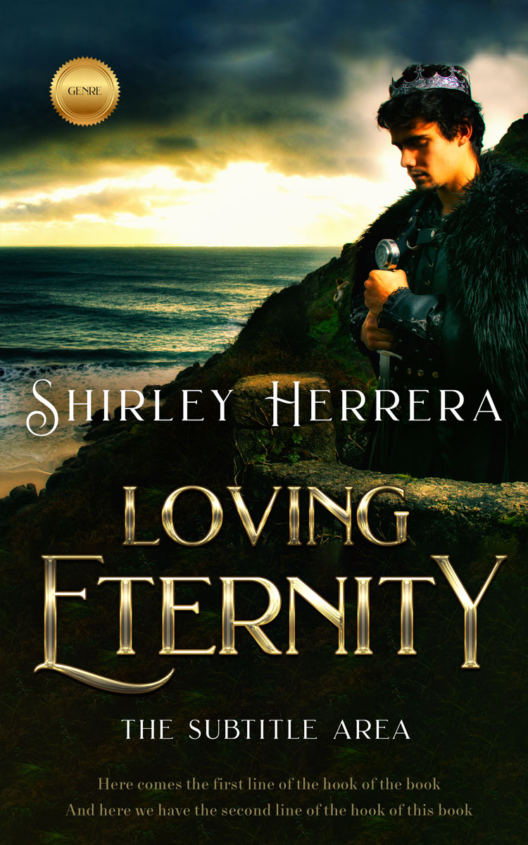 2D view of Premade Royal Romance Book Cover - Pavlova