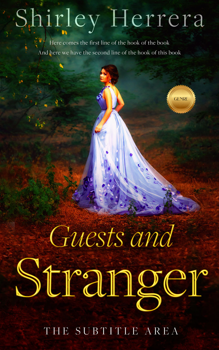 2D view of Premade Fantasy Book Cover - Eternity