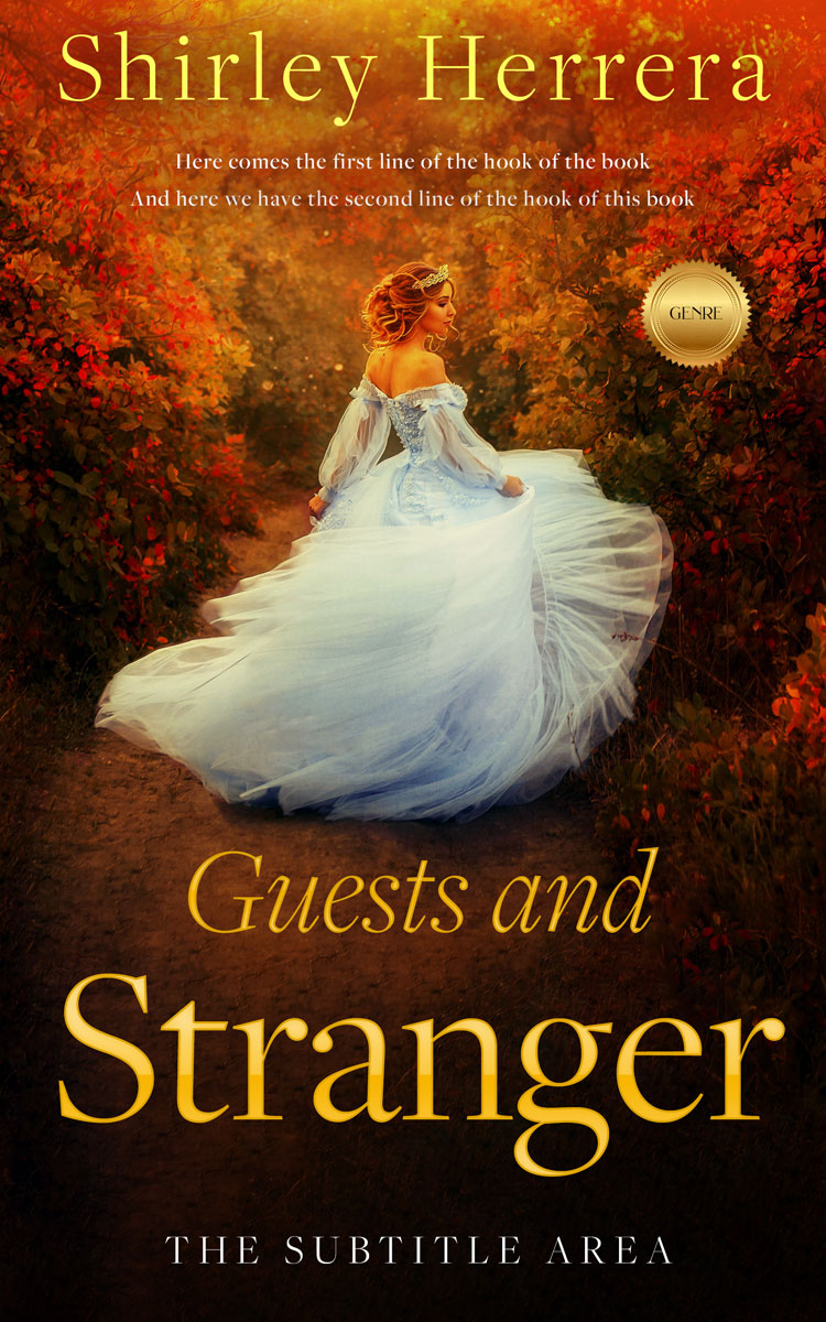 2D view of Premade Fantasy Book Cover - Tussock