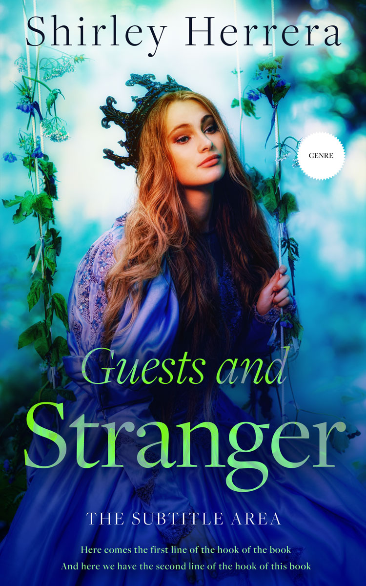 2D view of Premade Fantasy Book Cover - Pumice