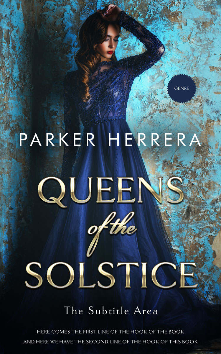 2D view of Premade Romance Book Cover - Mirage