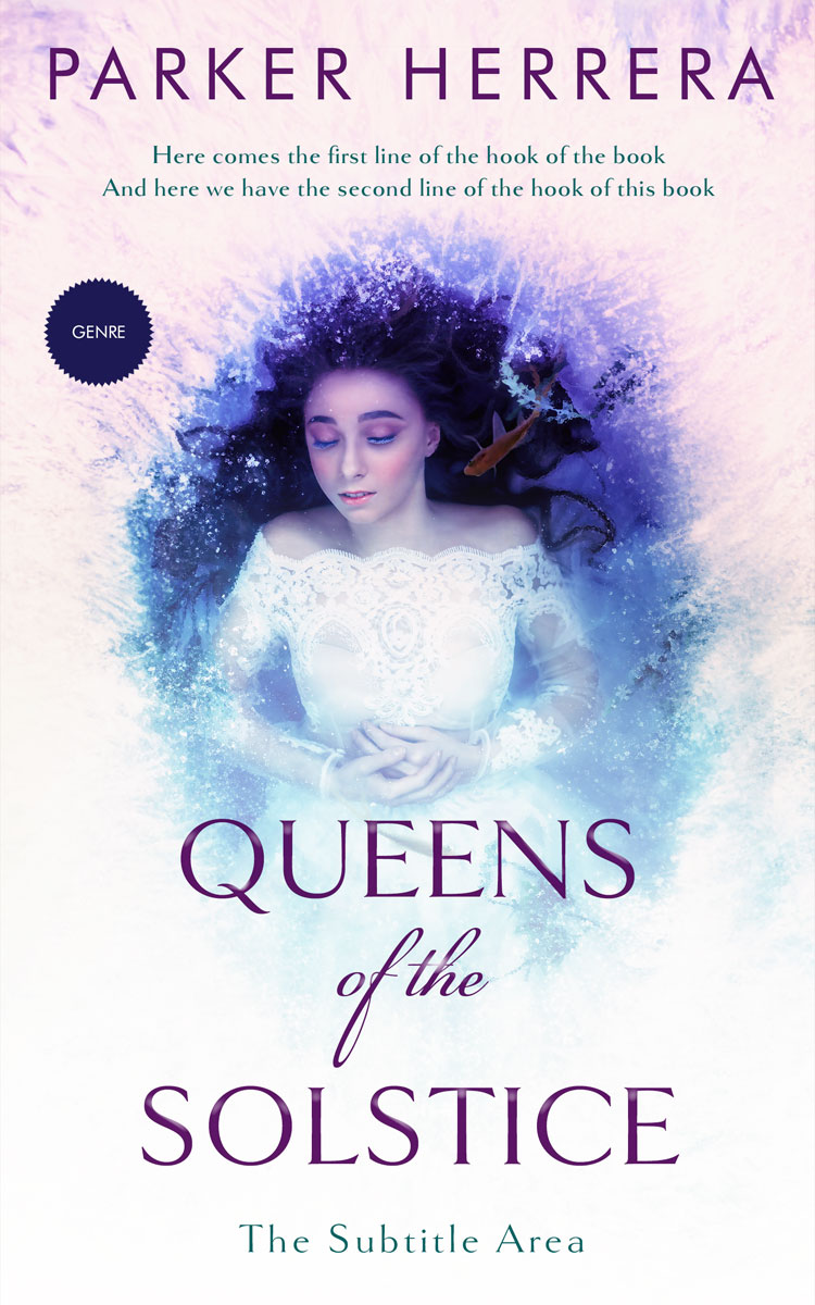 2D view of Premade Fantasy Book Cover - East Bay