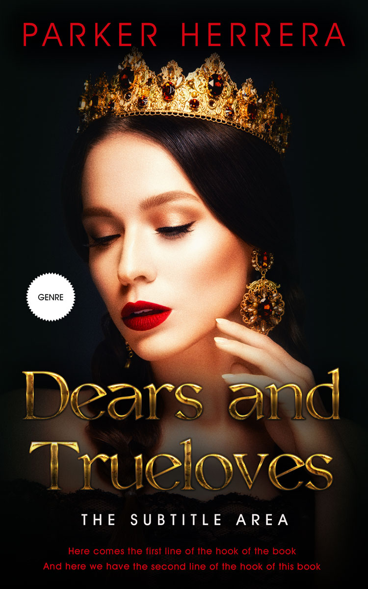 2D view of Premade Teen & Young Adult Book Cover - Burning Sand