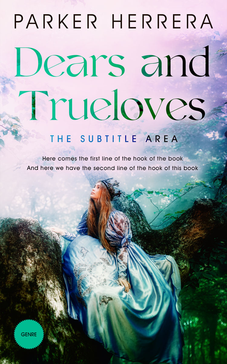 2D view of Premade Fantasy Book Cover - Gable Green