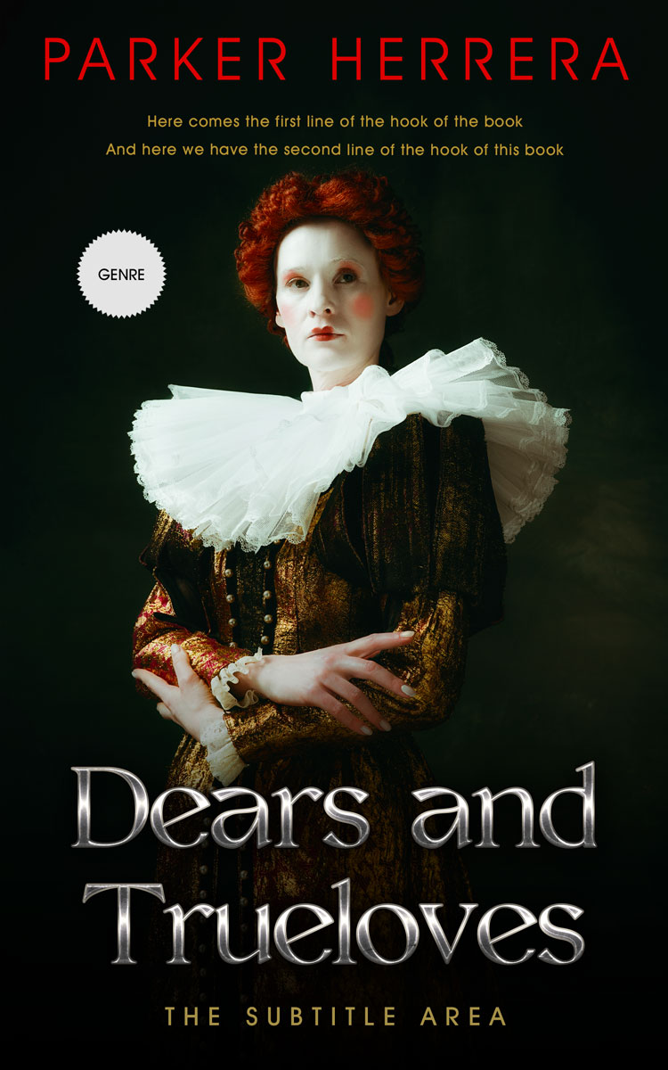 2D view of Premade Historical Book Cover - Bison Hide